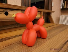 Balloon dog (матовый красный)