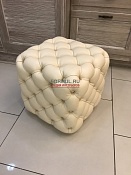 Пуф капитоне Boom Cream