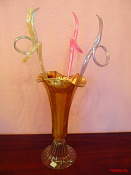 Vaso Corrine piccolo + 4 foglie a spirale