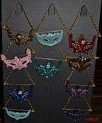 Spilla metallo con strass