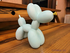 Balloon dog (голубая пастель)