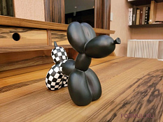 Balloon dog (черная с белым)