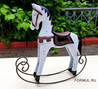 Статуэтка Авторская работа Конь качалка
						  